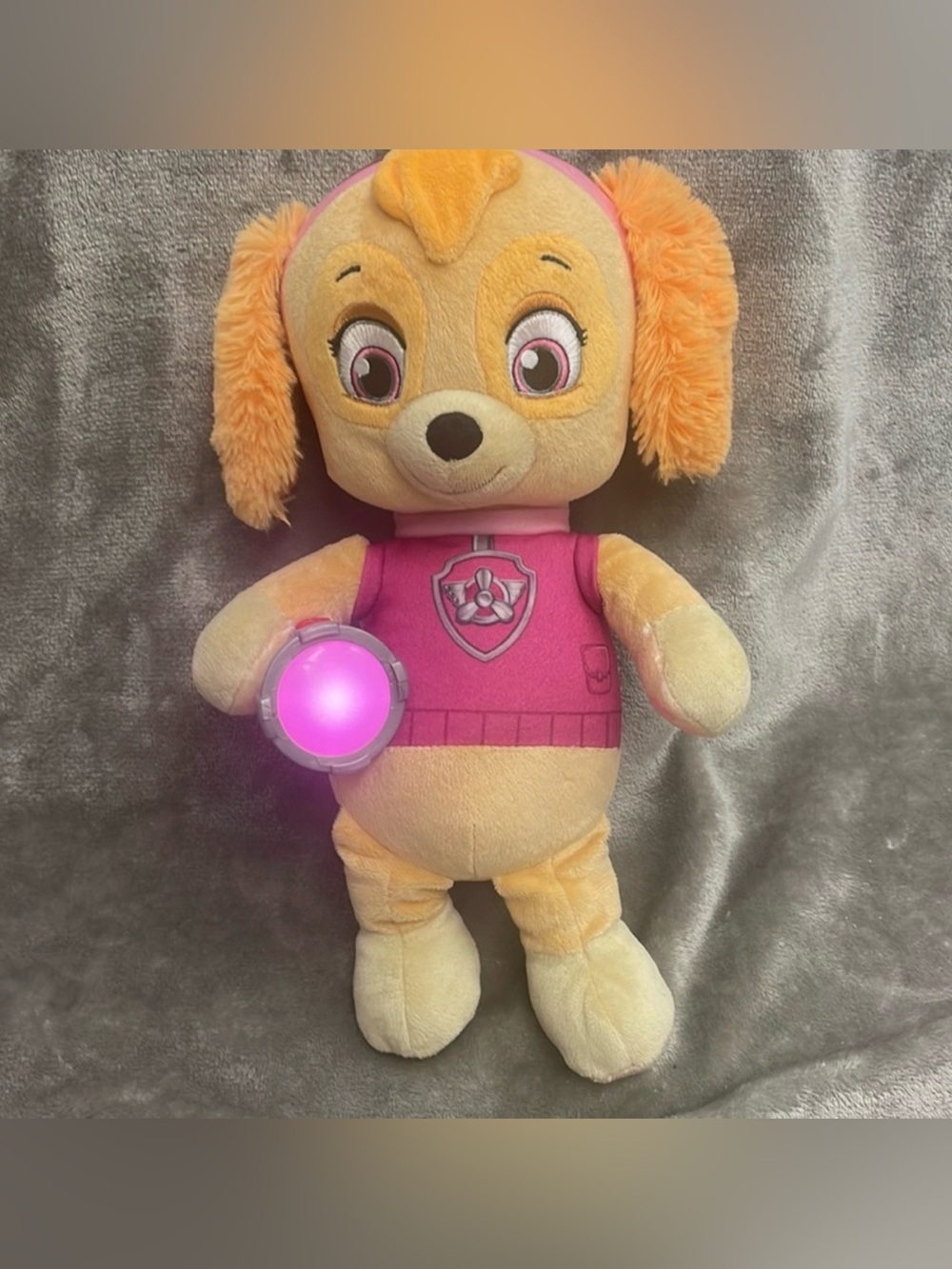 NICKELODEON Paw Patrol SKYE Snuggle Up Pup Night Light & Sound Bedtime 14" Plush